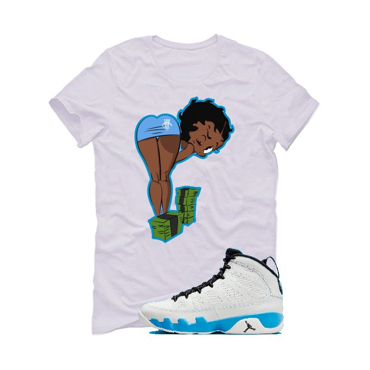 Air Jordan 9 “Powder Blue” | illcurrency White T-Shirt (BOO) product image 2