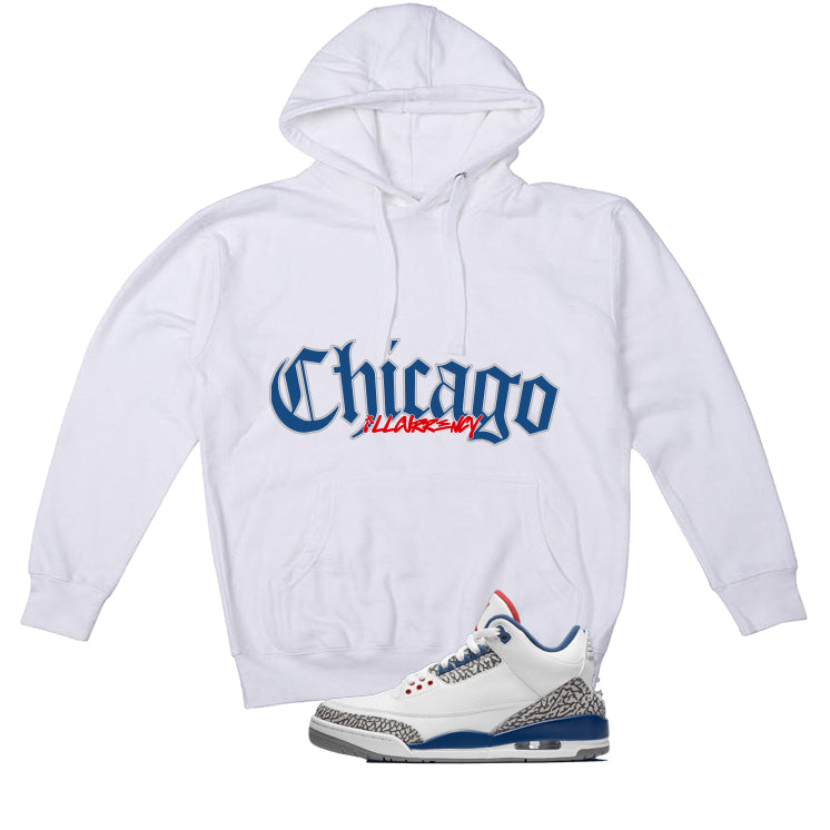 Air Jordan 3 True Blue Matching T-Shirt White (Chicago) product image 3