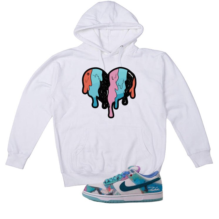 Futura Laboratories x Nike SB Dunk Low White T-Shirt (Heart) product image 3