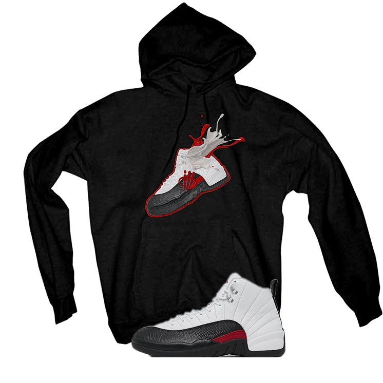 Air Jordan 12 “Red Taxi” | illcurrency Black T-Shirt product image 3