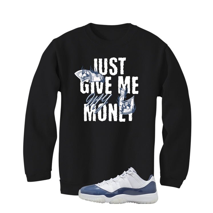 Air Jordan 11 Low Diffused Blue Black T-Shirt (Just give me product image 4