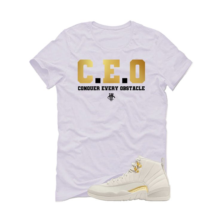 Air Jordan 12 WMNS Phantom White T-Shirt (CEO)| illcurrency product image 2