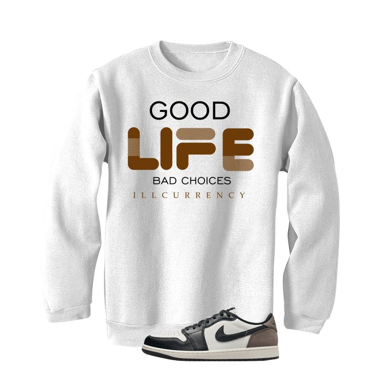 Air Jordan 1 Low OG Mocha White T-Shirt (Bad Choices) product image 4