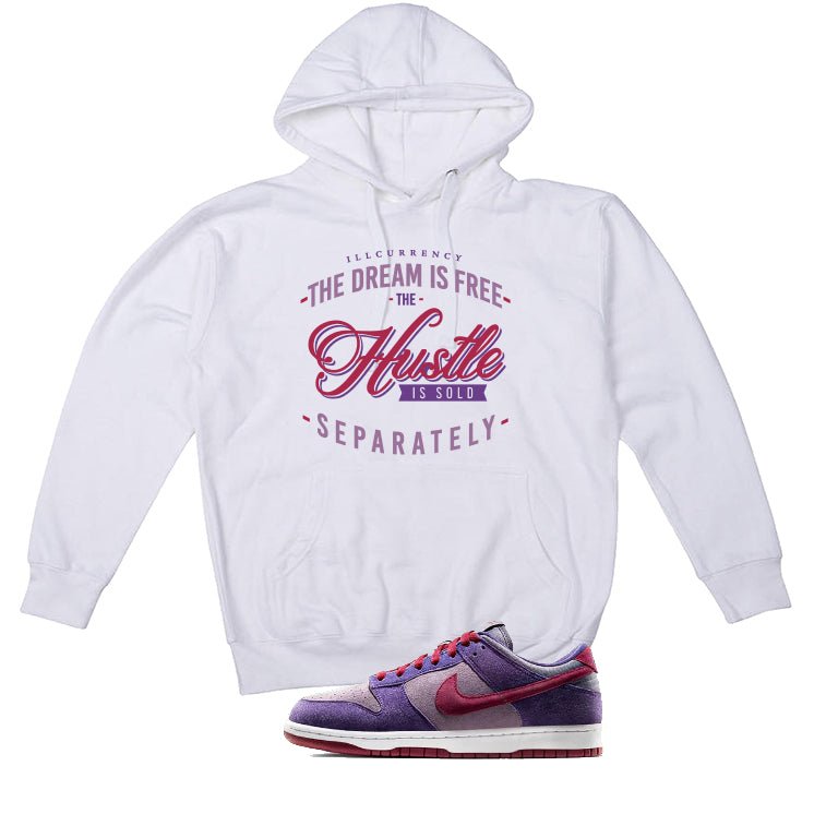 Nike Dunk Low “Plum” | illcurrency White T-Shirt (The dream product image 3