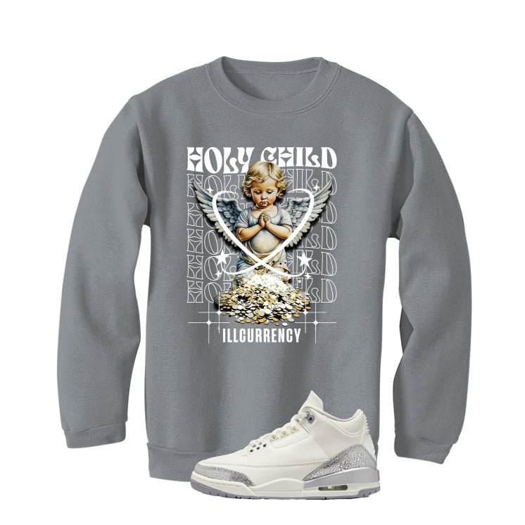 Air Jordan 3 WMNS Sail Grey T-Shirt (Holy Child) product image 4