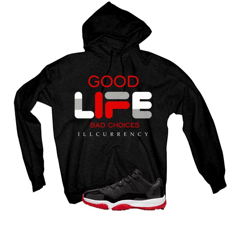 Air Jordan 11 Low Bred Black T-Shirt (Bad Choices) product image 3