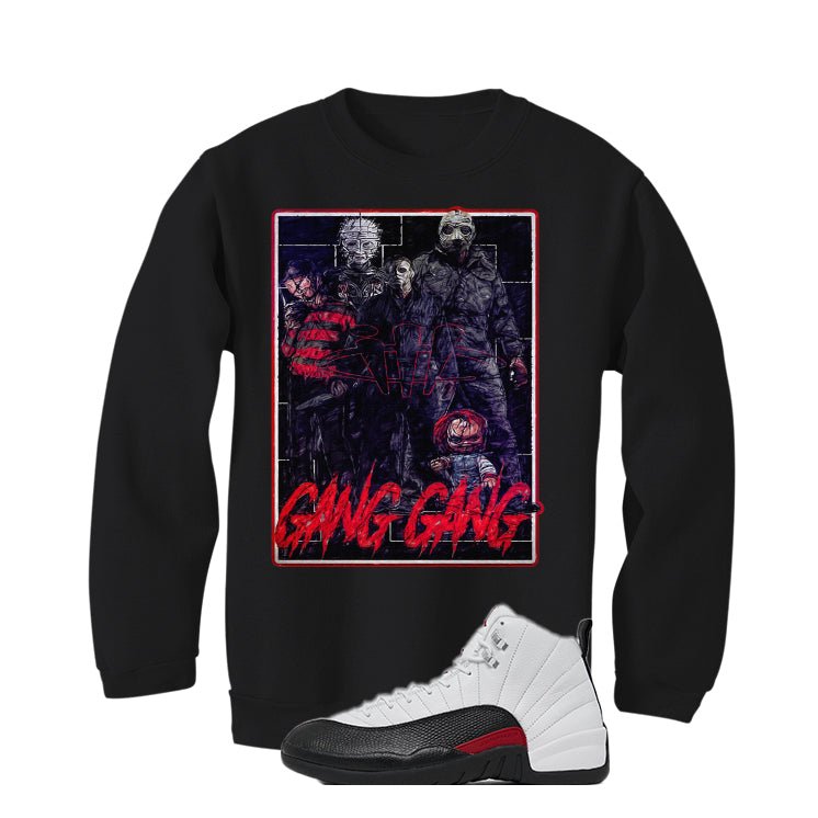 Air Jordan 12 “Red Taxi” | illcurrency Black T-Shirt (GANG product image 4