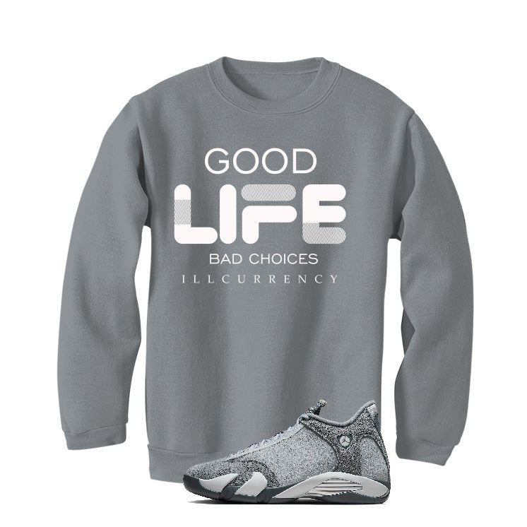 Air Jordan 14 “Flint Grey” | illcurrency T-Shirt (Bad product image 4
