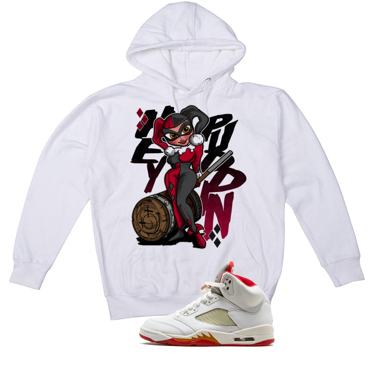 Air Jordan 5 Sunset Matching T-Shirt White (Hey Puddin!!) product image 3