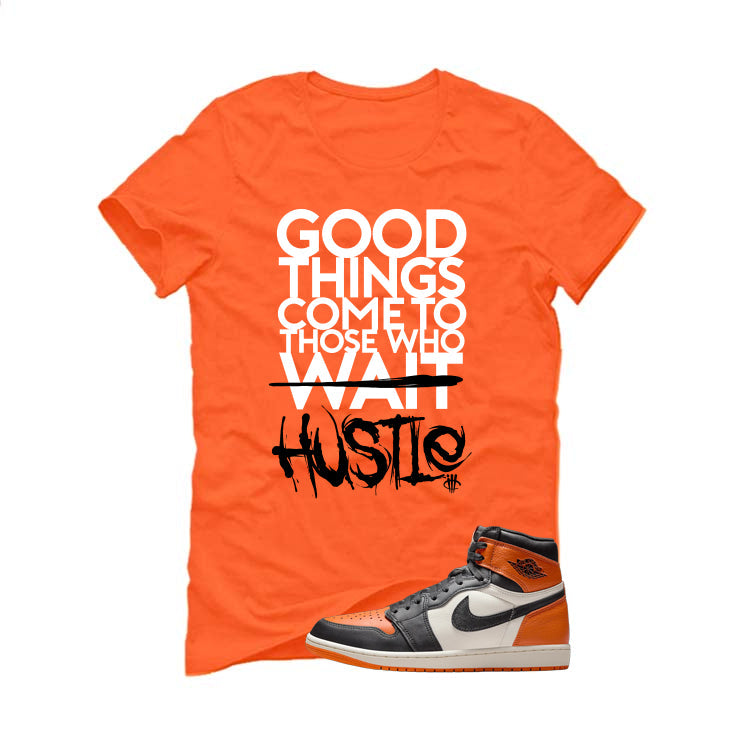Air Jordan 1 High OG Shattered Backboard Orange T-Shirt product image 2