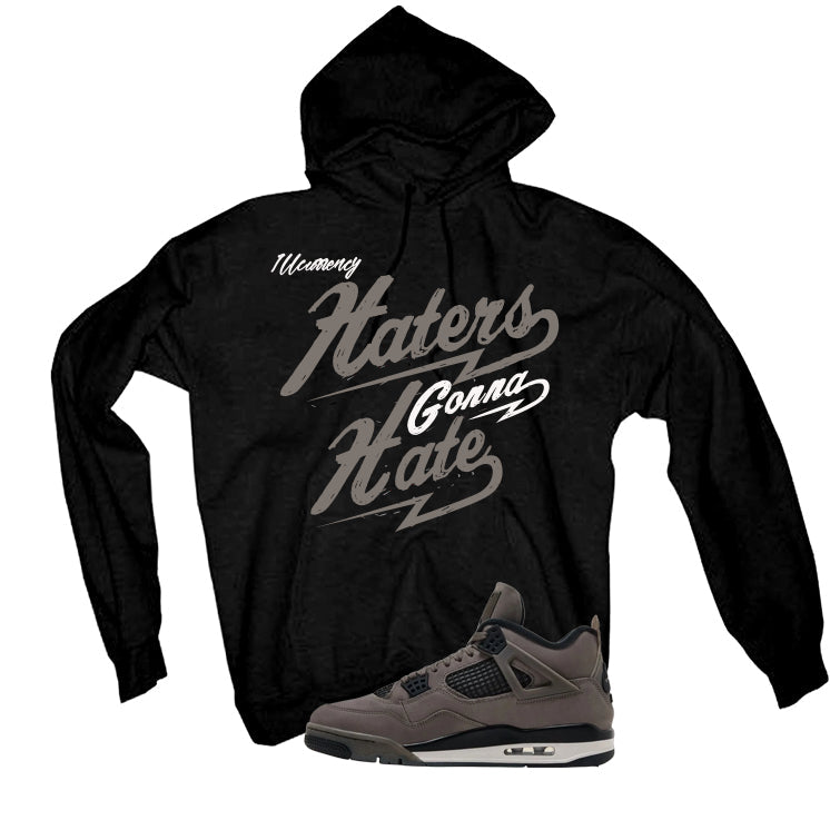 Air Jordan 4 Cave Stone Black T-Shirt (Haters gonna hate) product image 3