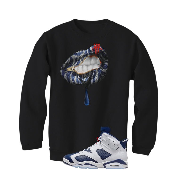 Air Jordan 6 Olympic Black T-Shirt (LIPS UNSEALED) product image 4