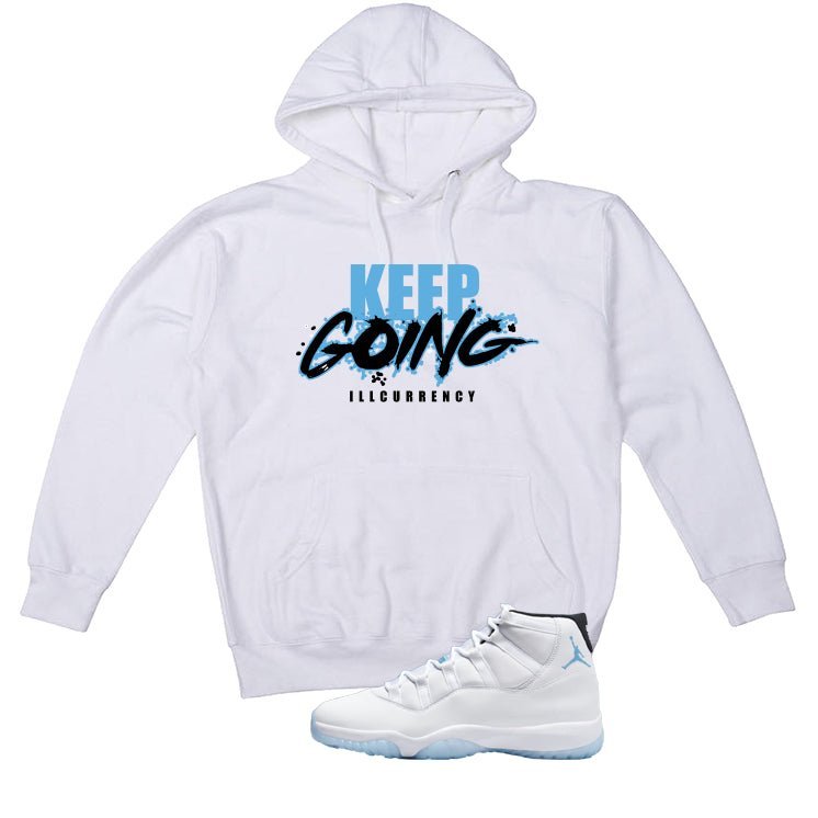 Air Jordan 11 Legend Blue White T-Shirt (keep Going) product image 3