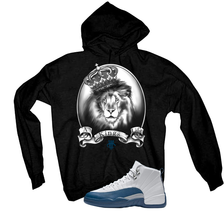 Air Jordan 12 French Blue Black T-Shirt (King's Life) product image 3