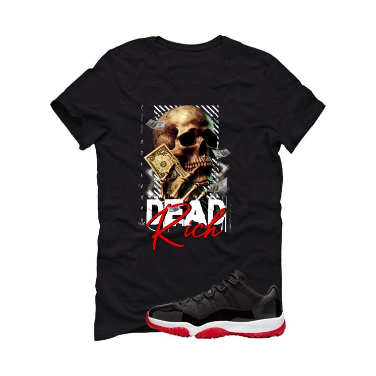 Air Jordan 11 Low Bred Black T-Shirt (Dead Rich) product image 2
