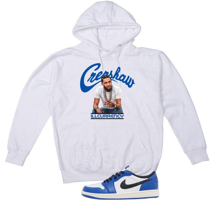Air Jordan 1 Low OG Game Royal White T-Shirt (Crenshaw) product image 3