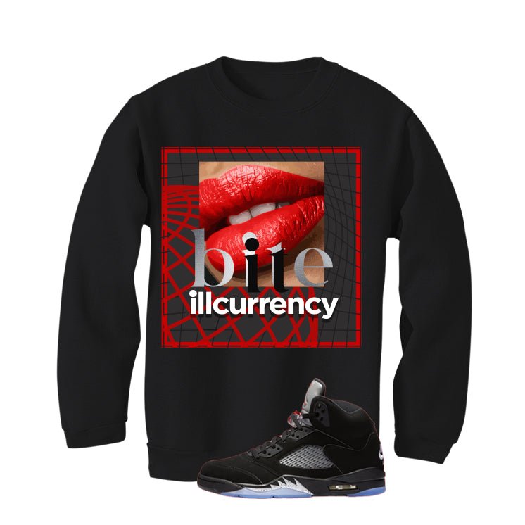 Air Jordan 5 Black Metallic Reimagined T-Shirt (Bite It) product image 4