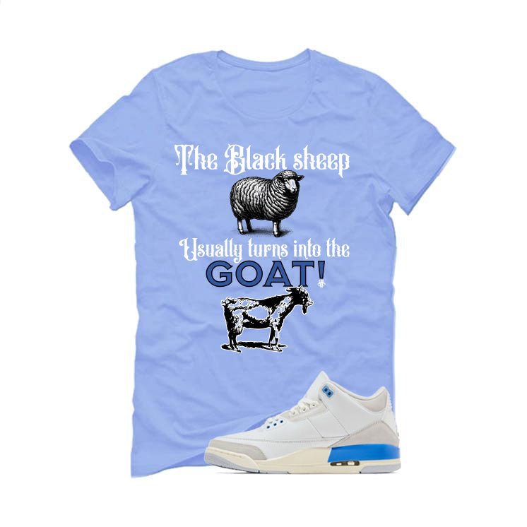Air Jordan 3 Lucky Shorts Carolina Blue T-Shirt (the black product image 2