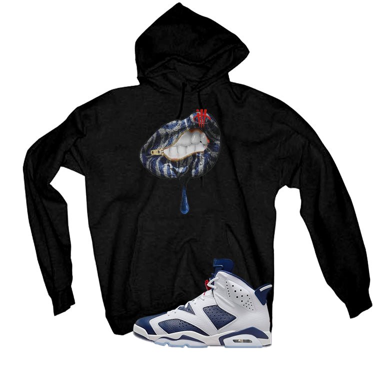 Air Jordan 6 Olympic Black T-Shirt (LIPS UNSEALED) product image 3