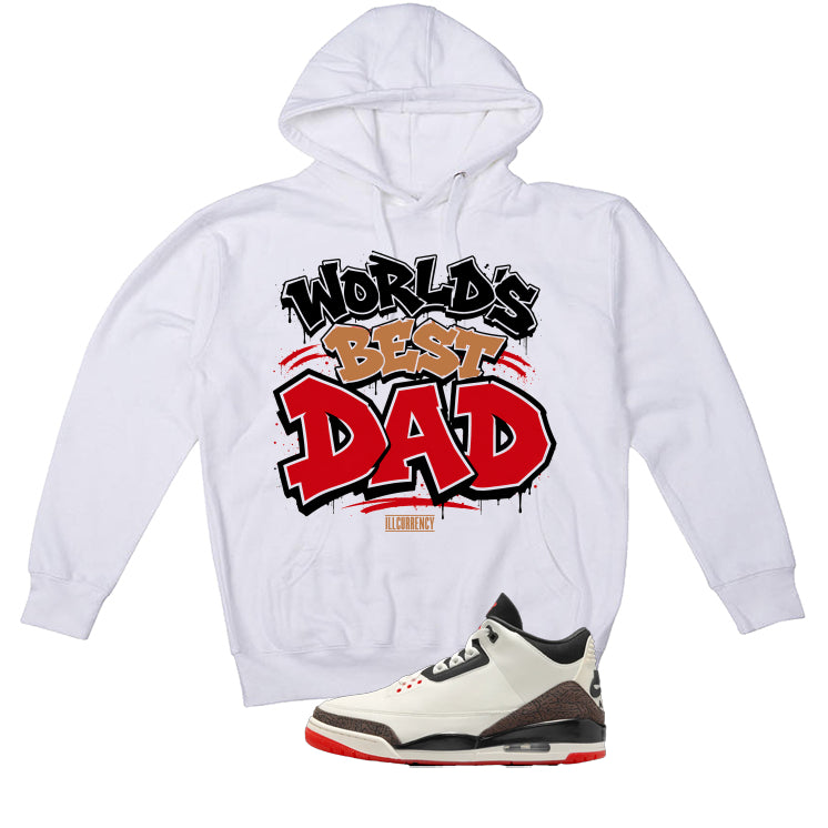 Air Jordan 3 OG World’s Best Dad Matching T-Shirt product image 3