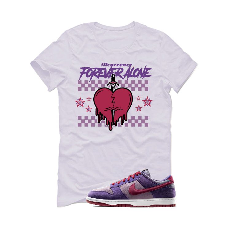 Nike Dunk Low “Plum” | illcurrency White T-Shirt (Forever product image 2