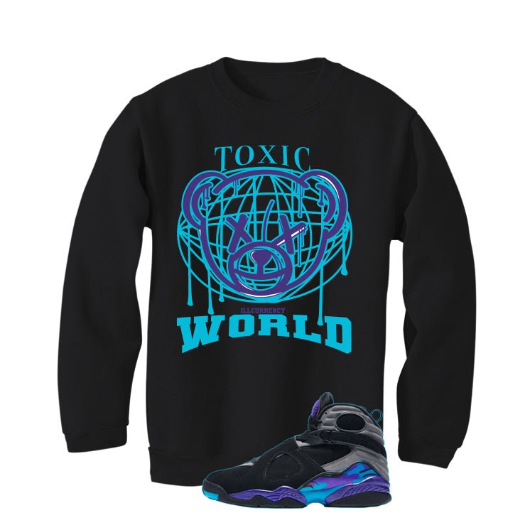 Air Jordan 8 OG Aqua Black T-Shirt (Toxic World) product image 4