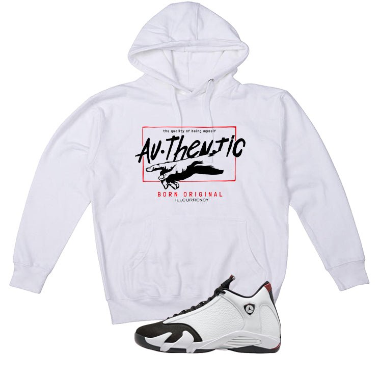 Air Jordan 14 Black Toe White T-Shirt (Authentic) product image 3