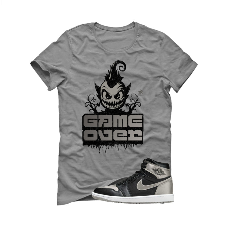 Air Jordan 1 High OG WMNS Satin Shadow Grey T-Shirt (Game product image 2