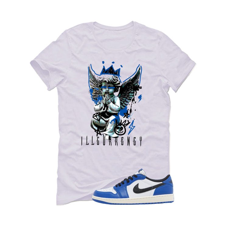 Air Jordan 1 Low OG Game Royal White T-Shirt (Graffiti product image 2