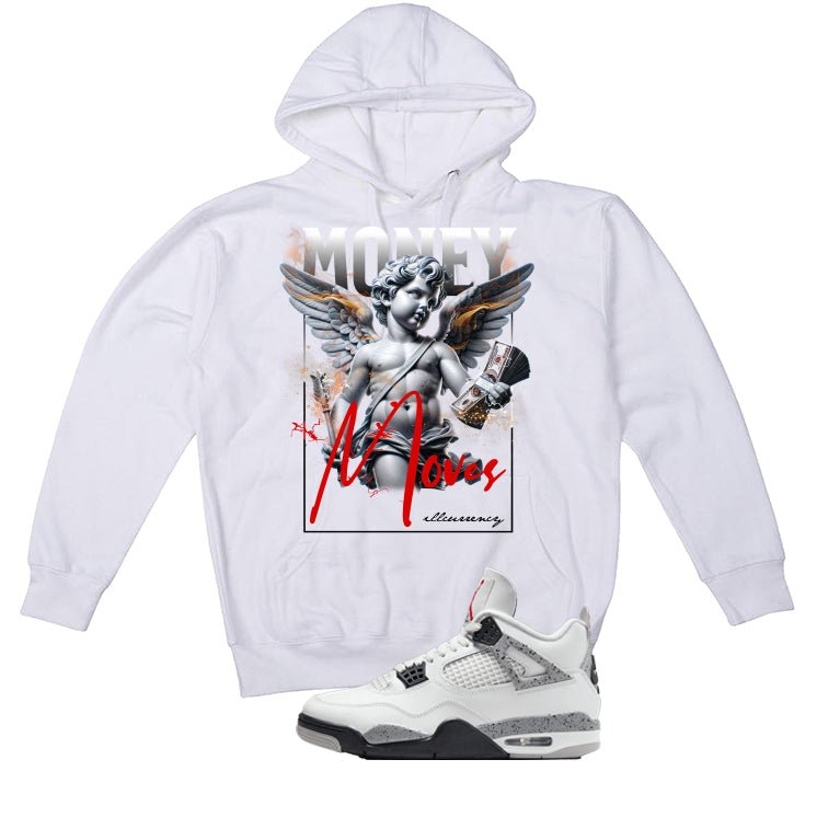 Air Jordan 4 White Cement T-Shirt (Money Moves)| illcurrency product image 3