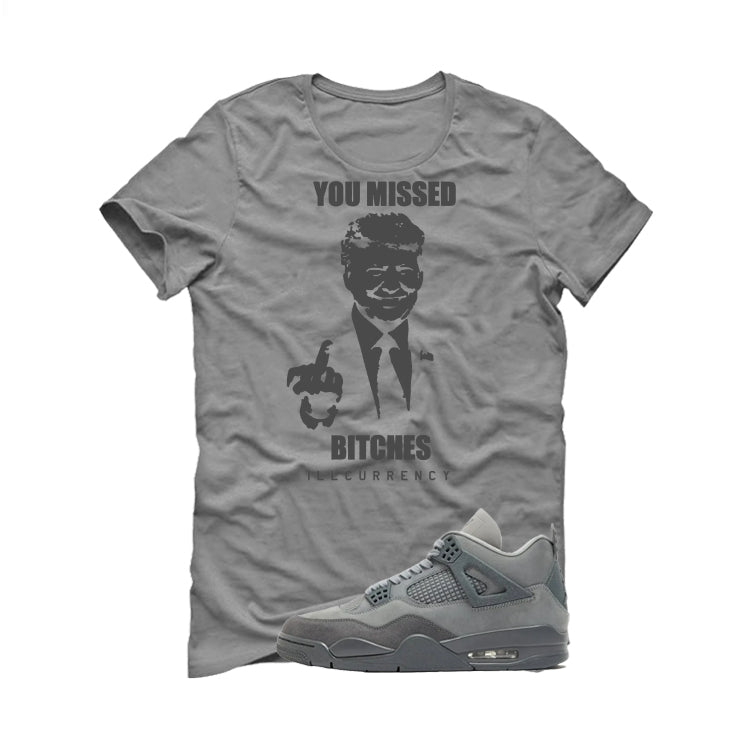 Air Jordan 4 Paris Olympics Grey T-Shirt (Trump you product image 2