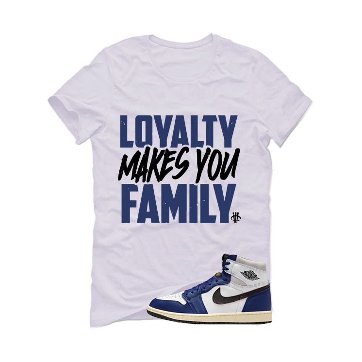 Air Jordan 1 Rare Deep Royal Blue White T-Shirt (Loyalty) product image 2