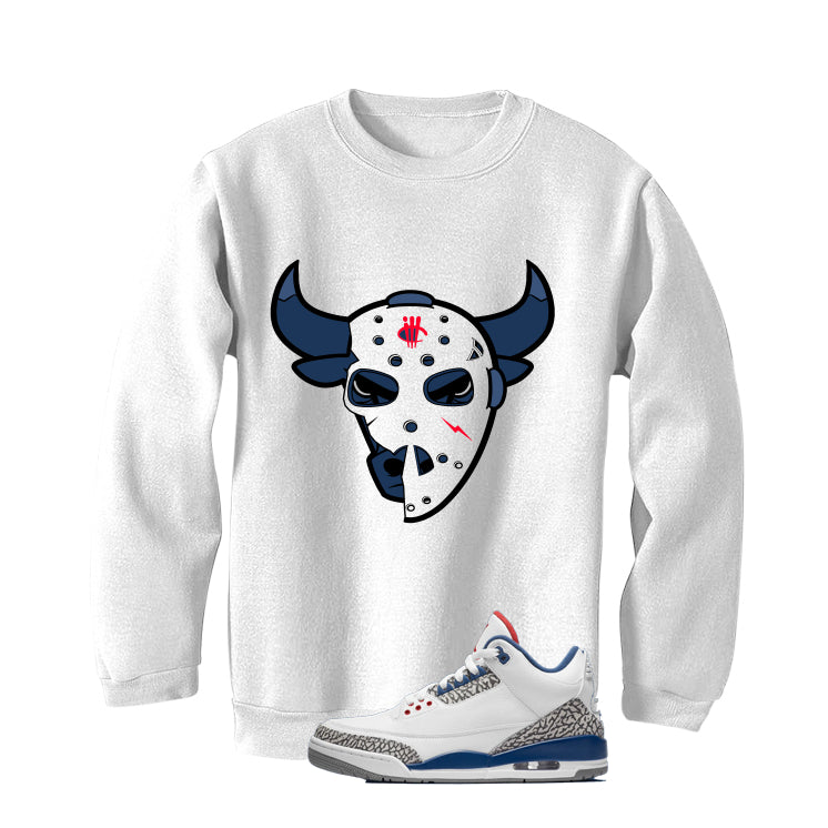 Air Jordan 3 True Blue Matching T-Shirt White (Jason Mask) product image 4