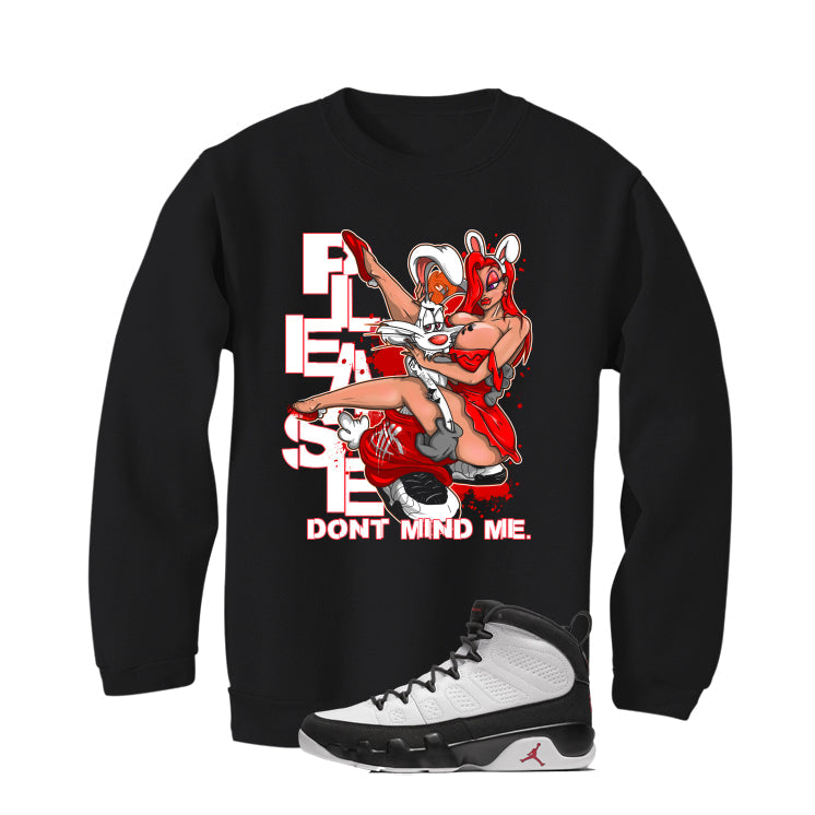 Air Jordan 9 OG Space Jam Matching T-Shirt Black (Street product image 4