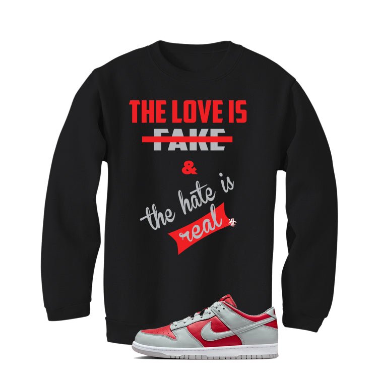 Nike Dunk Low Ultraman | illcurrency Black T-Shirt (Love is product image 4