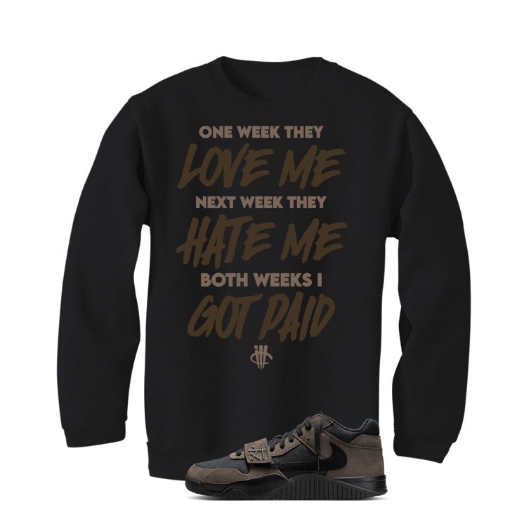 Travis Scott x Jordan Jumpman Jack Dark Mocha Black T-Shirt product image 4