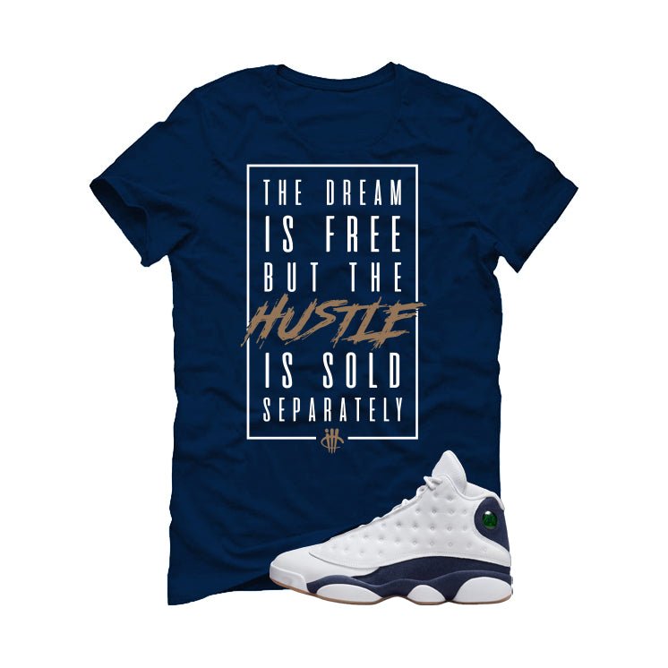 Air Jordan 13 Midnight Navy Blue T-Shirt (Dream is Free) product image 2