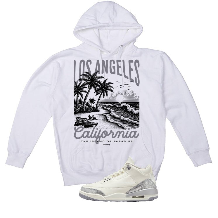 Air Jordan 3 WMNS Sail White T-Shirt (Los Angeles) product image 3
