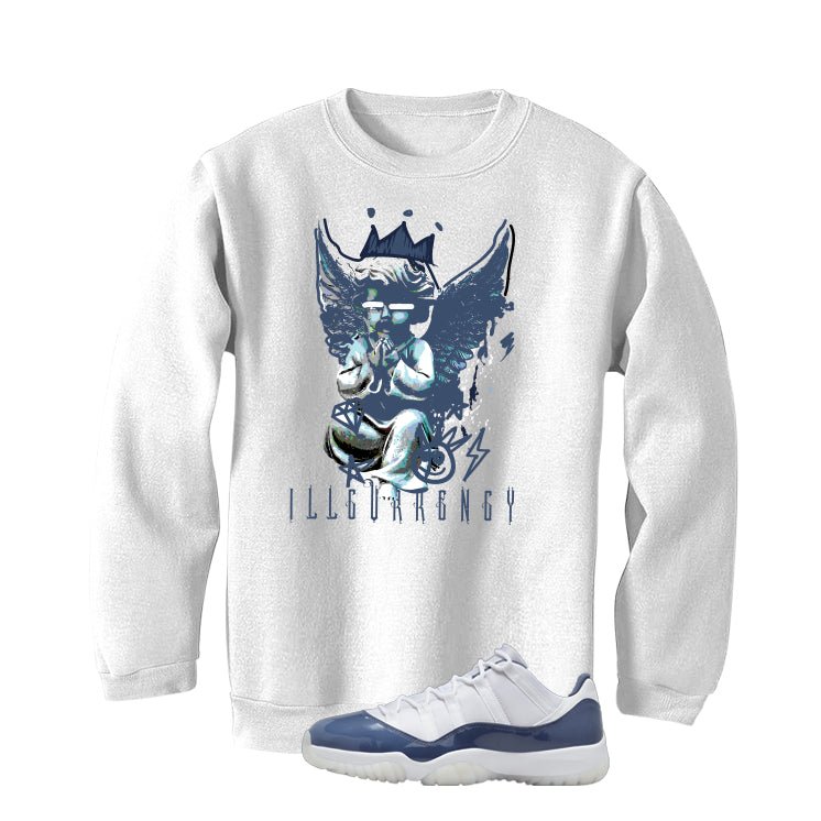 Air Jordan 11 Low Diffused Blue White T-Shirt (Graffiti product image 4
