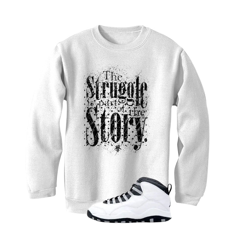 Air Jordan 10 OG Steel White T-Shirt (Struggle)| illcurrency product image 4