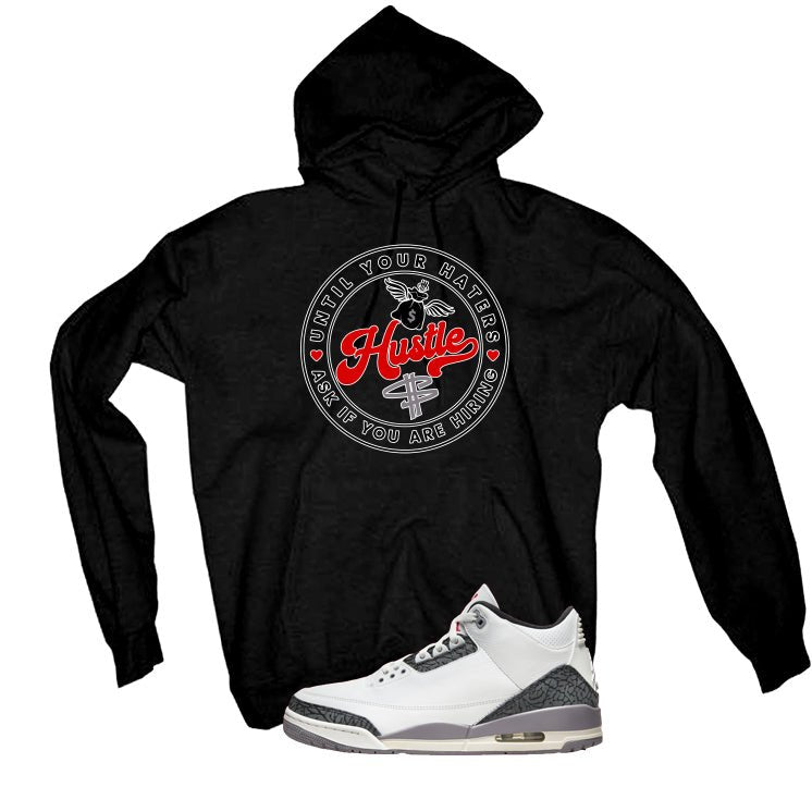 Air Jordan 3 Cement Grey Black T-Shirt (Haters Catch Up) product image 3