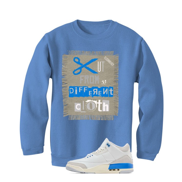 Air Jordan 3 Lucky Shorts Carolina Blue T-Shirt (Cut from a product image 4