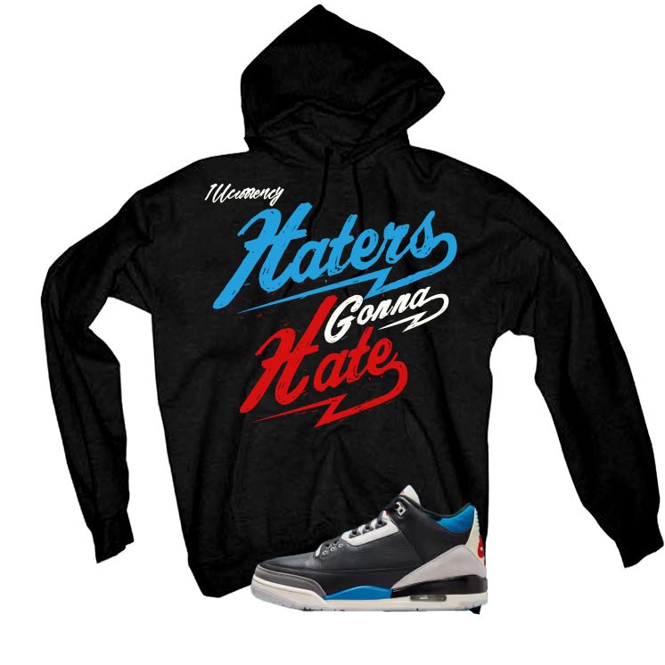 Air Jordan 3 OG Rare Black T-Shirt (Haters gonna hate) product image 3