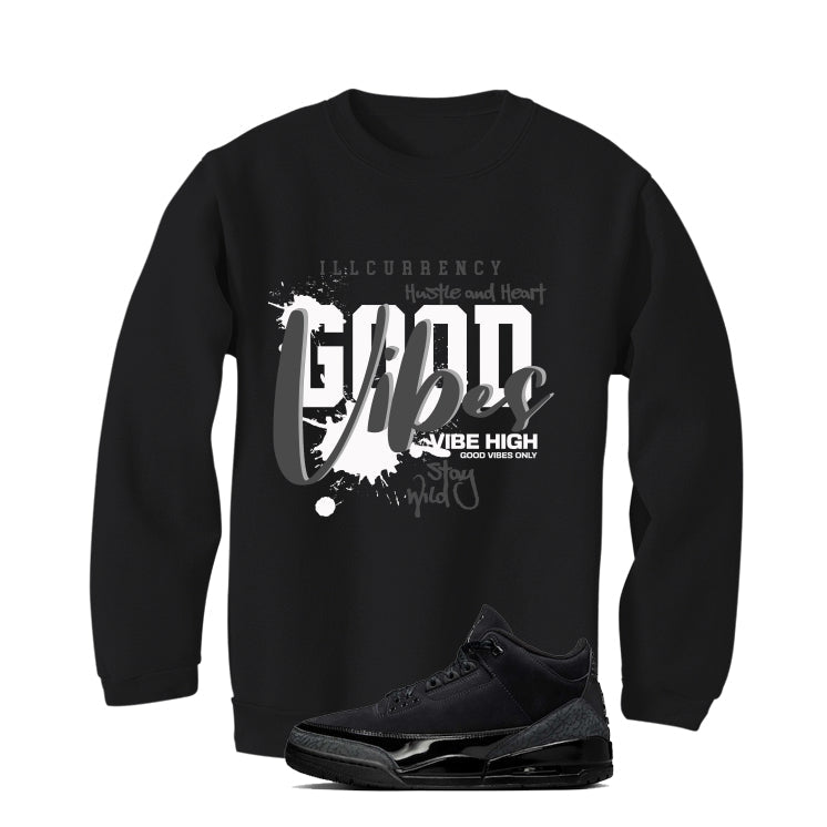 Air Jordan 3 Black Cat T-Shirt (Vibes)| illcurrency product image 4