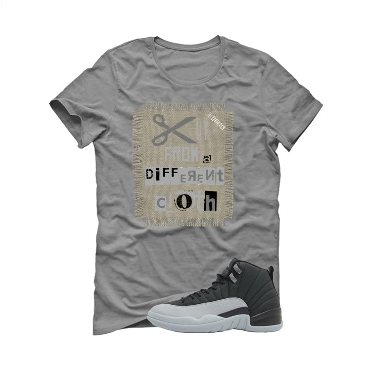 Air Jordan 12 Black/Wolf Grey T-Shirt (Cut from a different product image 2