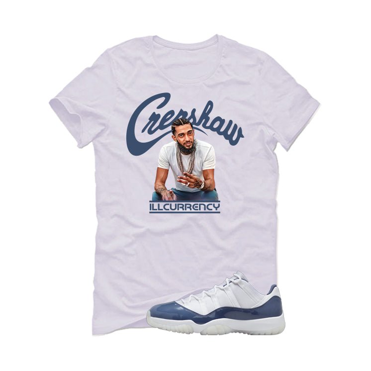 Air Jordan 11 Low Diffused Blue White T-Shirt (Crenshaw) product image 2