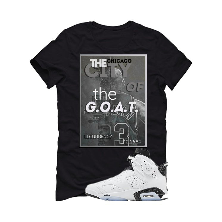 Air Jordan 6 Reverse Oreo Black T-Shirt (CITY OF GOAT) product image 2