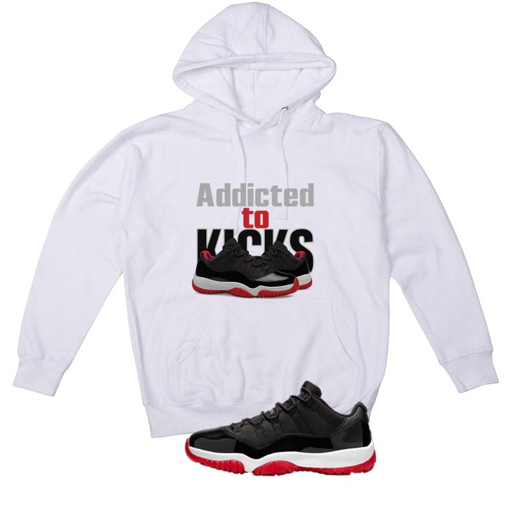 Air Jordan 11 Low Bred White T-Shirt (addicted to kicks) product image 3