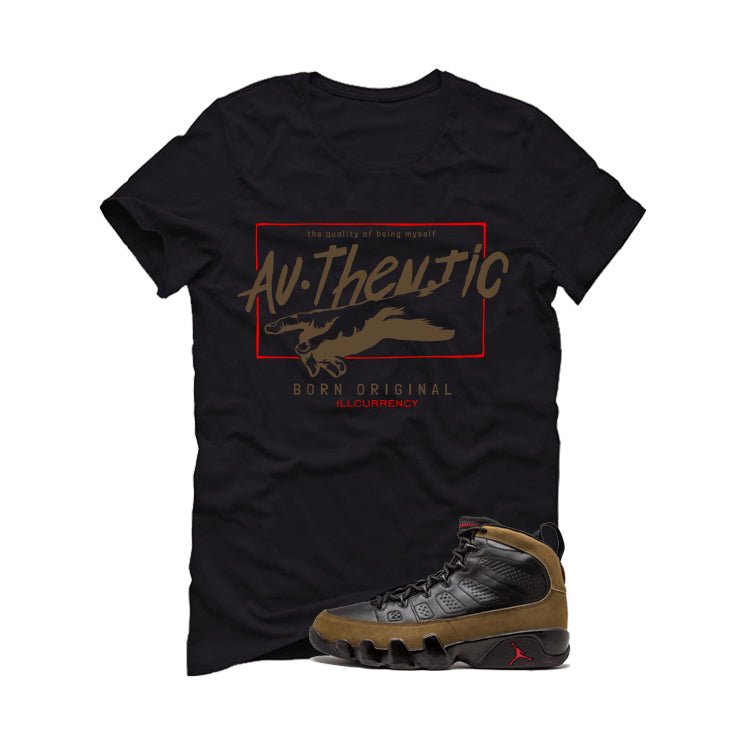 Air Jordan 9 Olive Black T-Shirt (Authentic)| illcurrency product image 2
