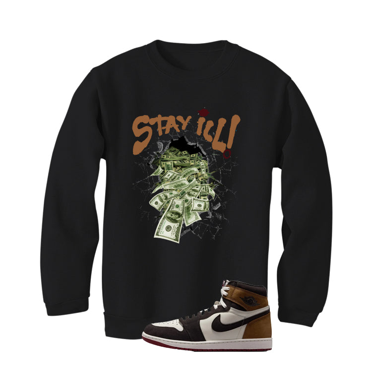Air Jordan 1 High OG Love The Game Matching T-Shirt Black product image 4